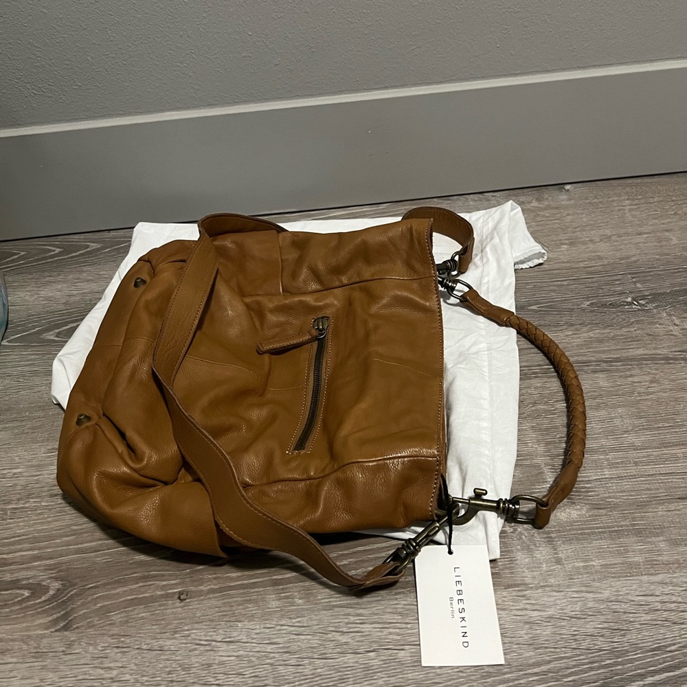 Lieberskin leather purse